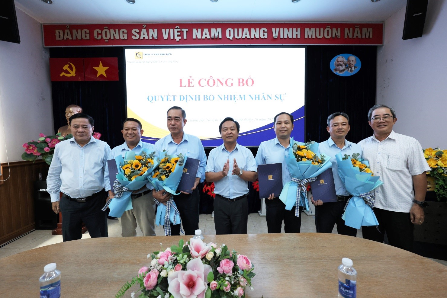 Công ty Quản lý và Kinh doanh Chợ Bình Điền  công bố quyết định bổ nhiệm nhân sự
