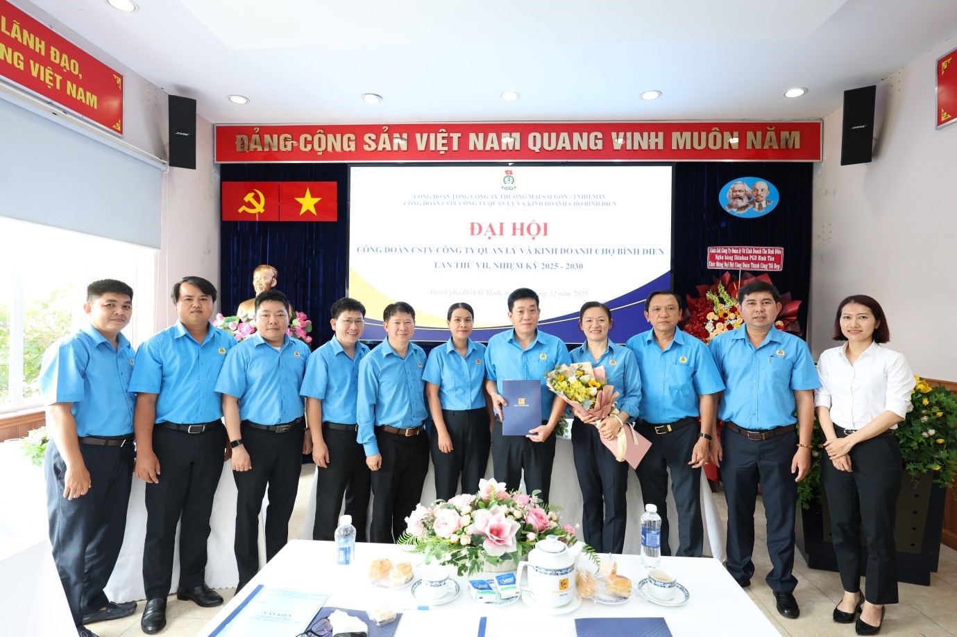 Công đoàn Công ty Chợ Bình Điền tổ chức thành công Đại hội lần thứ VII, nhiệm kỳ 2025 – 2030